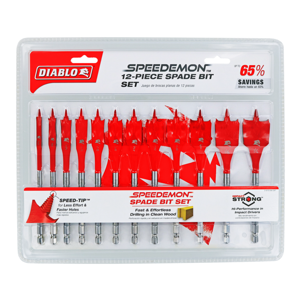 12 pc Spade Bit Set (12-Piece)