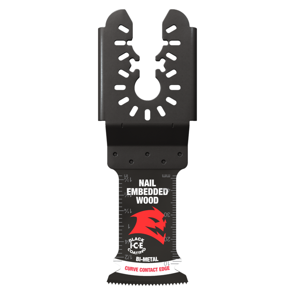1-1/4" Demo Demon™ Universal Fit Bi-Metal Oscillating Blades for Nail-Embedded Wood (3-Pack)
