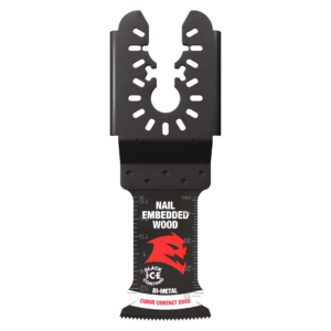 1-1/4" Demo Demon™ Universal Fit Bi-Metal Oscillating Blades for Nail-Embedded Wood (3-Pack)