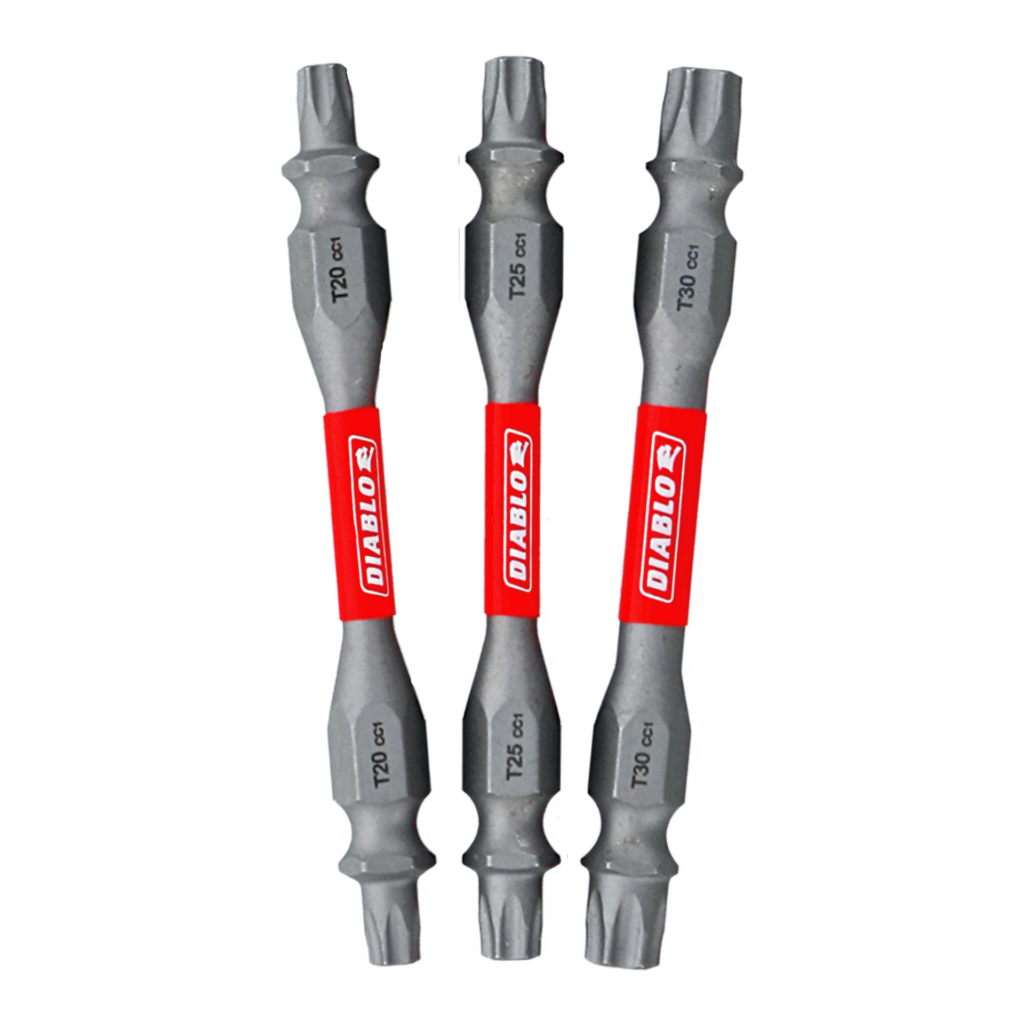 2-1/2" Double-Ended Torx Drive Bits (3-Piece)