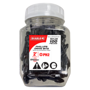 2" #2 Phillips Drive Bits (100-Pack)