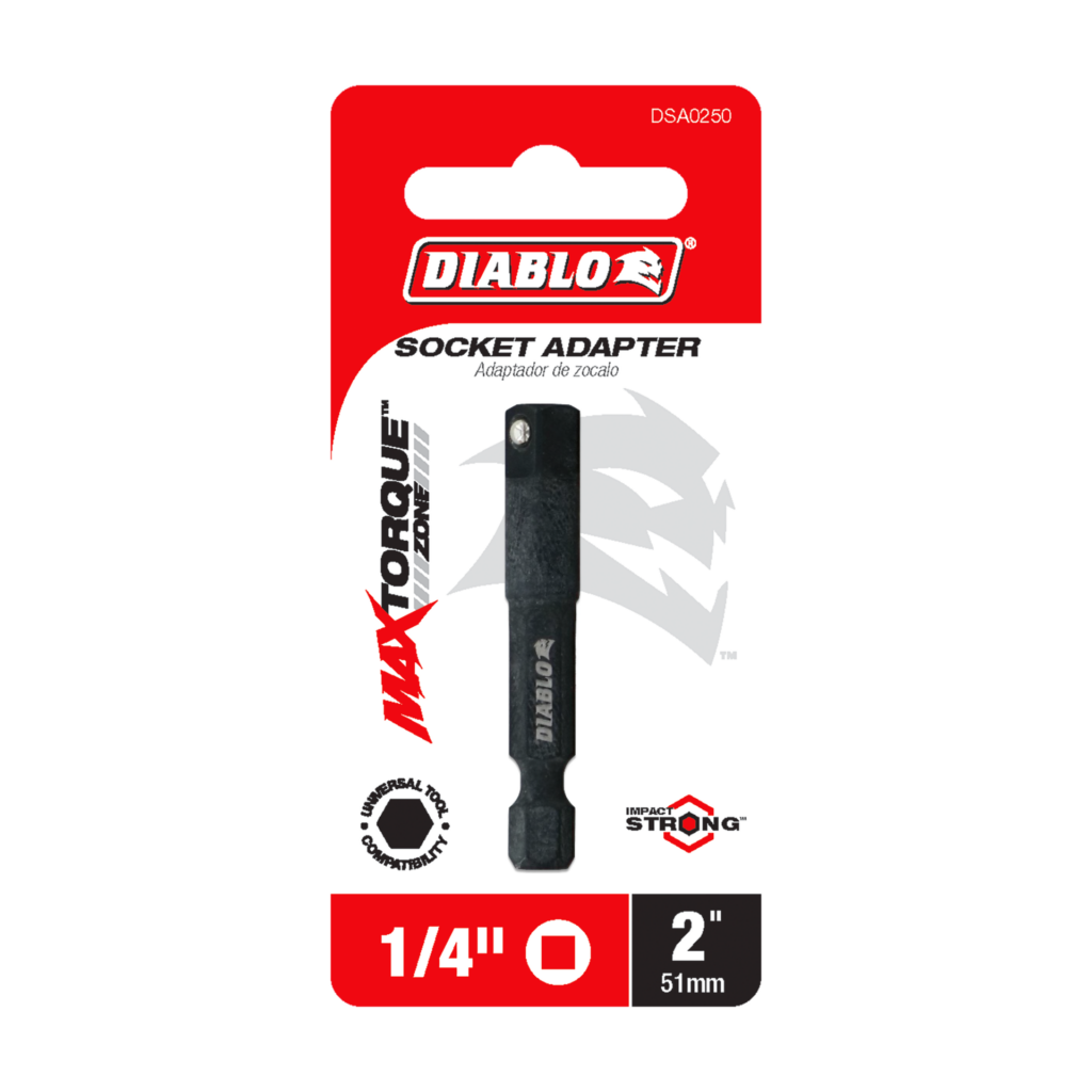 1/4" Hex to 1/4" Square Socket Adapter