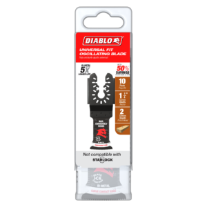1-1/4" Demo Demon™ Universal Fit Bi-Metal Oscillating Blades for Nail-Embedded Wood(10-Pack)