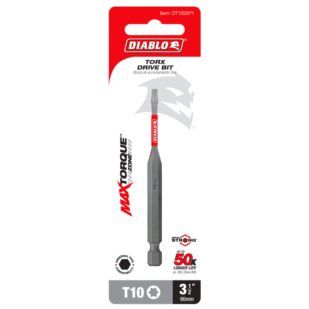 3-1/2" #10 Torx Drive Bit