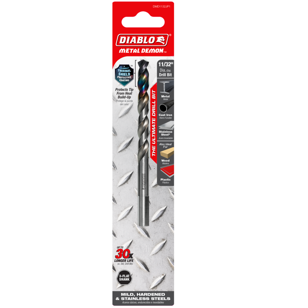 11/32" Metal Demon™ Drill Bit for Mild, Hardened and Stainless Steels