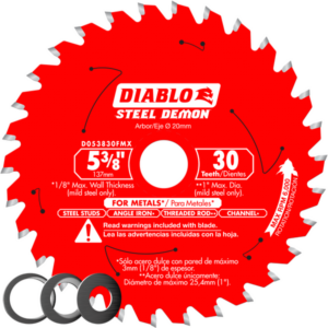 5-3/8" x 30-Teeth Steel Demon™ Carbide Saw Blade for Medium Metal
