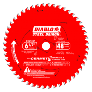 6-1/2" x 48-Teeth Steel Demon™ Cermet II Saw Blade for Medium Metal