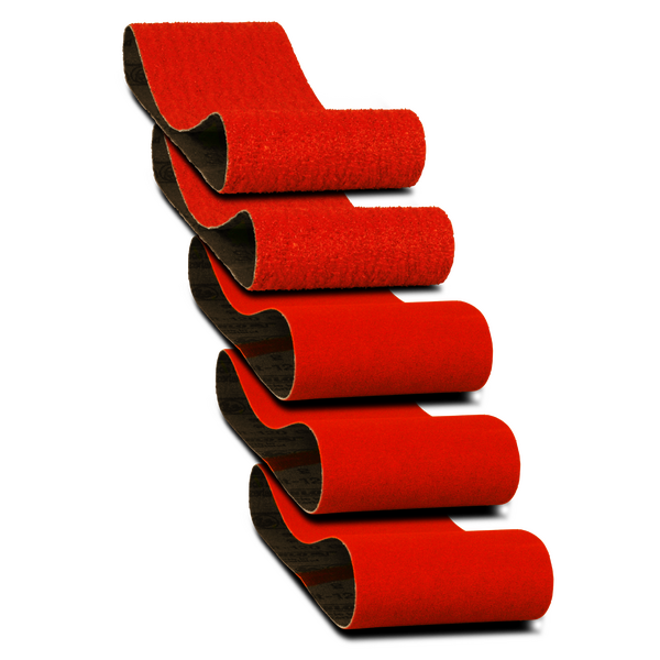 3" x 18" Assorted Sanding Belts (5-Piece)
