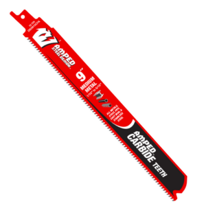 9" 10TPI AMPED™ Steel Demon™ Carbide Teeth Reciprocating Saw Blades for Medium Metal (3-Pack)