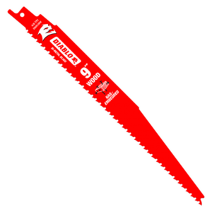 9" 4/6TPI Bi-Metal Reciprocating Saw Blades for Nail-Embedded Wood (5-Pack)