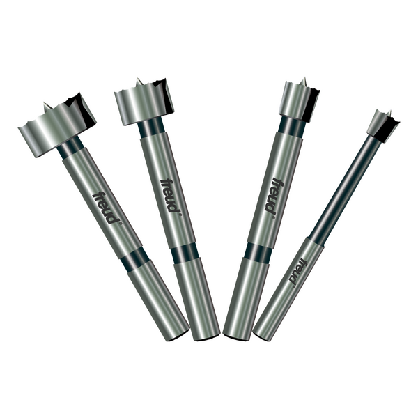 1/4" to 1" (Dia.) 4 Pcs. Forstner Bit Set